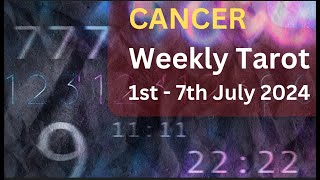 CANCER ♋️ LOSING THE WORLD TO GAIN IT  Weekly Tarot Reading July 1st  7th July 2024 [upl. by Dirk25]