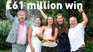 £61m EuroMillions jackpot winners go public [upl. by Ahsiekal]