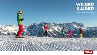 Familienskifahren am Wilden Kaiser [upl. by Ennael]