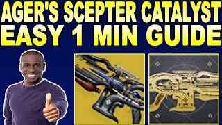 HOW TO GET Agers Scepter Catalyst amp Masterwork Destiny 2 [upl. by Nahtanod709]