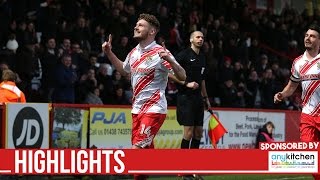 HD HIGHLIGHTS  Stevenage 12 Cambridge United  League Two 20162017 [upl. by Llohcin719]