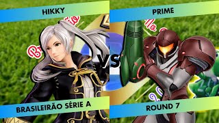 Hikky Robin vs Prime Samus  BRASILEIRÃO SMASH ONLINE SÉRIE A  SSBU [upl. by Denzil]