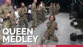 The US Army Voices and Downrange perform a medley of hits by Queen [upl. by Winnie]