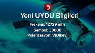 TV5İN UYDU FREKANSI DEĞİŞİYOR [upl. by Eanore10]