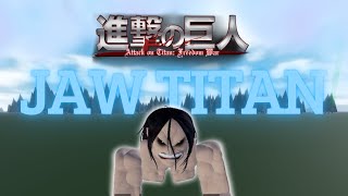 Jaw Titan I got cooked again Aot Freedom War [upl. by Eelsha]