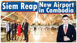 Arriving in Cambodia’s NEW 11 Billion USD Airport cambodia siemreap [upl. by Casimir]