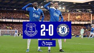 PREMIER LEAGUE HIGHLIGHTS EVERTON 20 CHELSEA [upl. by Burkhardt]