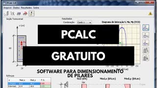 Pcalc Programa Gratuito para o dimensionamento de pilares [upl. by Ettennahs]