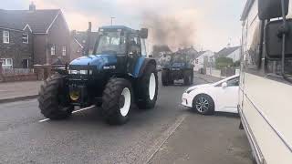 Tractor run at Rasharkin Co Antrim [upl. by Ahseenyt]