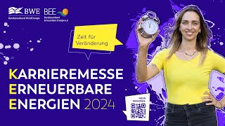 Die Karrieremesse Erneuerbare Energien 2024 für Unternehmen [upl. by Taggart]