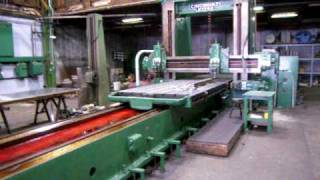 Cincinnati Planer 30 foot table [upl. by Rollet]