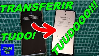 Como Transferir todos os dados do Celular Antigo para o novo Motorola Android 13 [upl. by Yrad577]