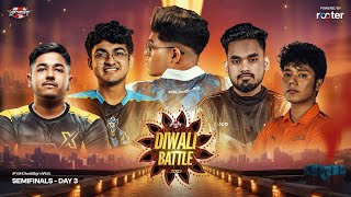 Day 3 Upthrust Esports Diwali Battle 2023 BGMI  Semi Finals  Ft Soul GodLike XSpark RNT etc [upl. by Westleigh]