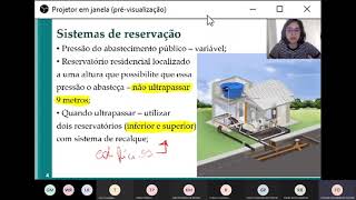 Aula 02  Instalações Hidrossanitárias  Reservatório recalque coluna e barrilete [upl. by Rowe]