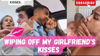 Wiping Off My Girlfriends Kisses Her Reaction 2022 PART 1  TikTok Compilation [upl. by Eicrad]