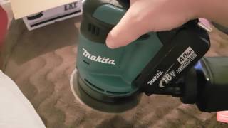 Makita DBO180Z Cordless Random Orbit Sander [upl. by Agnew597]