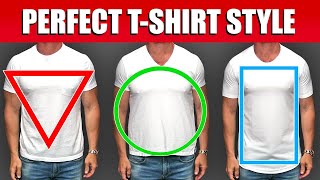 Pick The BEST TShirt Style For Your Body Type How to Look BETTER in a TShirt [upl. by Oynotna]