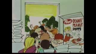 Dennis The Menace Peanut Puffs Commercial 1960s [upl. by Stanwood]