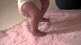 Newborn Reflexes Stepping [upl. by Hcra]