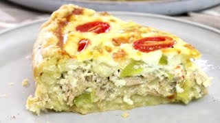 Quiche au Thon Tomate et Moutarde [upl. by Ydnis344]