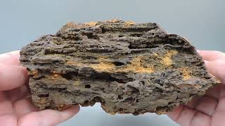 Goethite with limonite from Germany – large cabinet size [upl. by Saimerej]