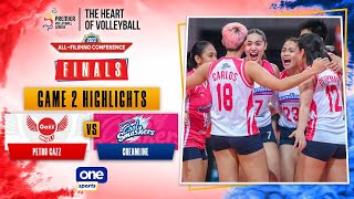 Creamline vs Petro Gazz finals G2 highlights  2023 PVL AllFilipino Conference  Mar 28 2023 [upl. by Clawson144]