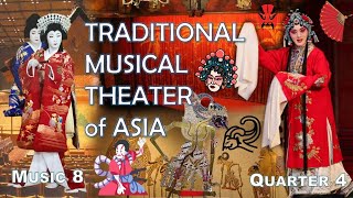 Music 8  Quarter 4  Traditional Asian Musical Theater  Kabuki Peking Opera Wayang Kulit [upl. by Ihsir63]