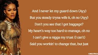 Teyana Taylor  Bare Wit Me lyrics [upl. by Ylrahc]