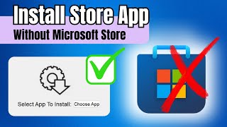 Install Microsoft Store APPS without Microsoft Store EASY amp FAST 2024 [upl. by Lomasi]