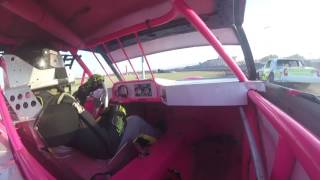 Mark Smith IMCA Stockcar Onboard Longdale Speedway 72217 [upl. by Leveroni]