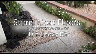 Stone Coat Floors Instructional Video [upl. by Akenom79]