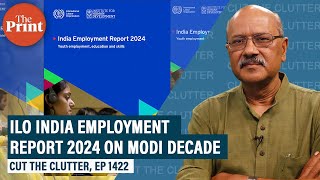 Striking ILO India Employment Report 2024 on Modi decade who’s working where amp are incomes rising [upl. by Maillil2]