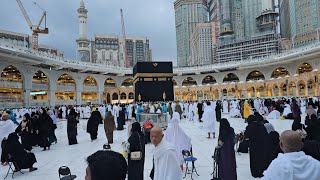 Makkah haram sharif  23 December 2023  kaaba live🔴☔  beautiful weather Makkah  Makkah official [upl. by Llenwahs99]