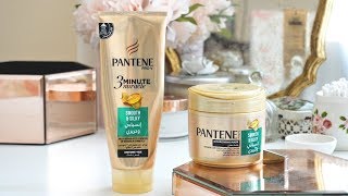 Pantene 3 Minute Miracle Smooth amp Silky Conditioner  Mask amp Intensive Care Nourishing Mask Review [upl. by Atrebla803]