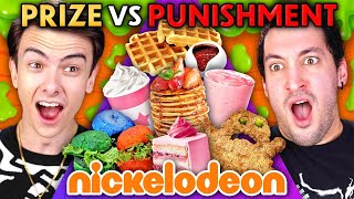 We Try The BEST And WORST Foods From Nickelodeon iCarly Danny Phantom Spongebob [upl. by Anilram]