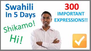 Learn Swahili in 5 Days  Conversation for Beginners [upl. by Notsek]