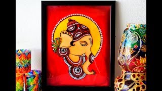 KERALA MURAL GLASS PAINTING [upl. by Daht]