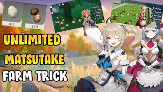 CARA FARMING MATSUTAKE UNLIMITED UPDATE GUIDE  Genshin Impact  Indonesia [upl. by Gwennie467]