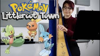 Littleroot Town  Pokémon ORAS  RSE Harp Cover [upl. by Annaesor497]