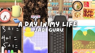 𓄹𓈒👩‍🏫˖ ࣪ A Day In My Life  Jadi Guru ֙⋆📚 ִ ۫ ּ antistress satisgame [upl. by Yrennalf211]