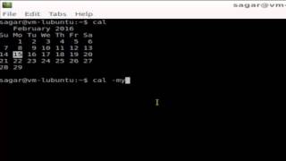 How to view calendar for specific month and year in Unix [upl. by Vinni490]