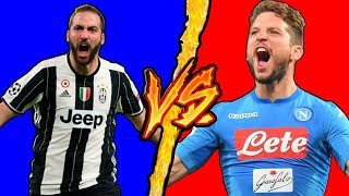 Higuain VS Mertens Juventus VS Napoli 2018  Battaglia Rap Epica  Dissing Rap Freestyle [upl. by Eilyr]