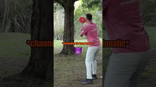 Disc Golfer Drains 60ft putt and goes CRAZY discgolf shorts [upl. by Ayadahs]