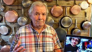 Jacques Pepin Reacts To My Omelet Video [upl. by Ahsie410]