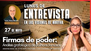 Entrevista con Alejandro Beato FIRMAS DE PODER Análisis grafológico de políticos famosos [upl. by Rhiana]