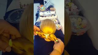 bundesign hairstyle hairtutorial  youtube youtuber trending viralvideo 1000subscriberbun [upl. by Madora]