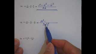 Mathe2  1b  Übungsblatt Brüche addieren und subtrahieren [upl. by Smalley]