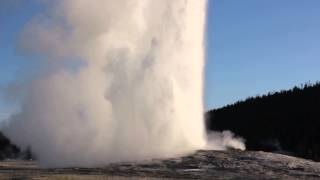 Old Faithful Geyser eruption Yellowstone NP [upl. by Leen705]