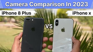 IPHONE 8 PLUS VS IPHONE X  KAMERA TEST [upl. by Anahsat]