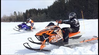 2018 Holmesville NB snowmobile races [upl. by Agostino616]